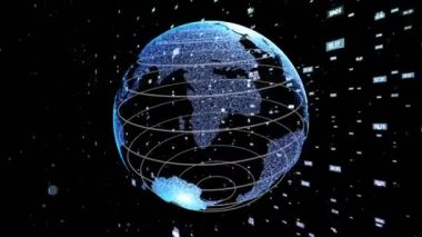 Küresel veri bilimi teknolojisi ve bilgisayar programlama soyut