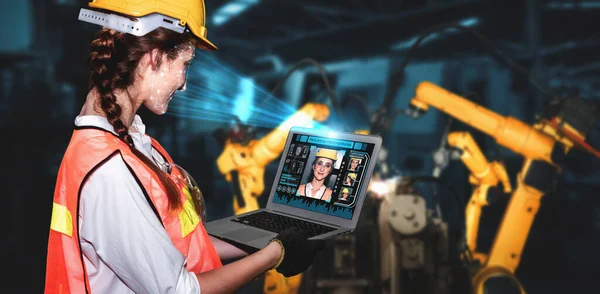 Facial recognition technology for industry worker to access machine control