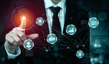 Mühendislik teknolojisi ve endüstri 4.0 akıllı fabrika konsepti