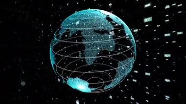 Küresel veri bilimi teknolojisi ve bilgisayar programlama soyut