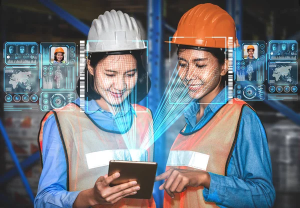 Facial recognition technology for industry worker to access machine control