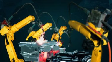 Akıllı endüstri robotu dijital fabrika teknolojisi için modernizasyonu silahlandırdı