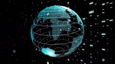 Küresel veri bilimi teknolojisi ve bilgisayar programlama soyut