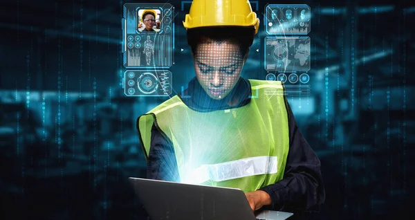 Facial recognition technology for industry worker to access machine control