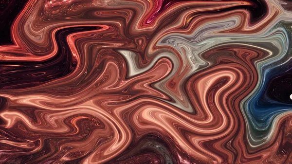 液体抽象的な大理石のパターンの背景 — ストック写真