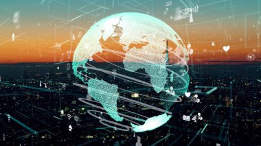 Küresel bağlantı ve internet ağının smar içinde modernizasyonu