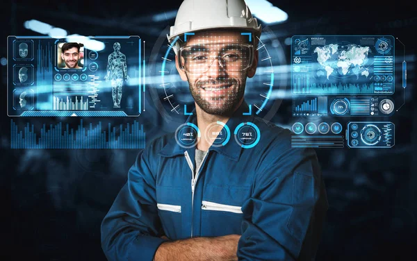 Facial recognition technology for industry worker to access machine control