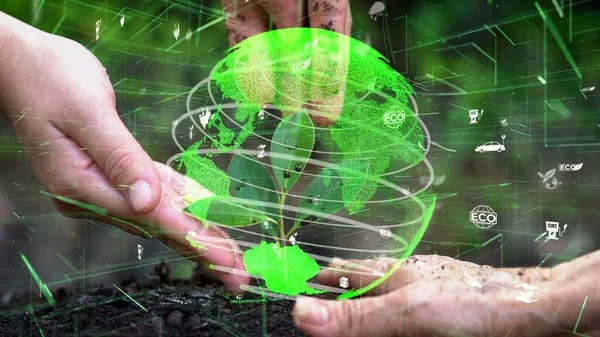 Künftiger Umweltschutz und nachhaltige ESG-Modernisierung — Stockfoto