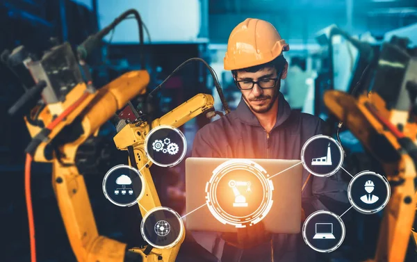 Akıllı endüstri robot silahları dijital fabrika üretim teknolojisi için