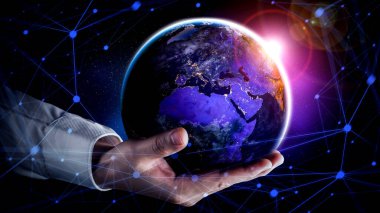 Dünyayı yenilikçi algı bağlantısıyla kaplayan küresel ağ bağlantısı