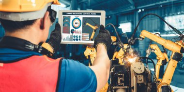 Akıllı endüstri robot silahları dijital fabrika üretim teknolojisi için