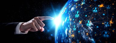 Dünyayı yenilikçi algı bağlantısıyla kaplayan küresel ağ bağlantısı