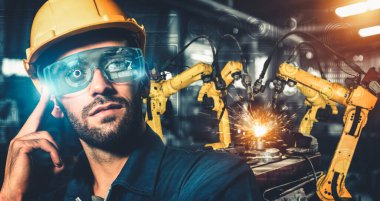 Akıllı endüstri robot silahları dijital fabrika üretim teknolojisi için