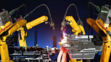 Akıllı endüstri robotu dijital fabrika teknolojisi için modernizasyonu silahlandırdı