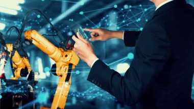 Akıllı endüstri robotu yenilikçi fabrika teknolojisi için modernizasyonu silahlandırdı