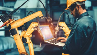 Akıllı endüstri robot silahları dijital fabrika üretim teknolojisi için