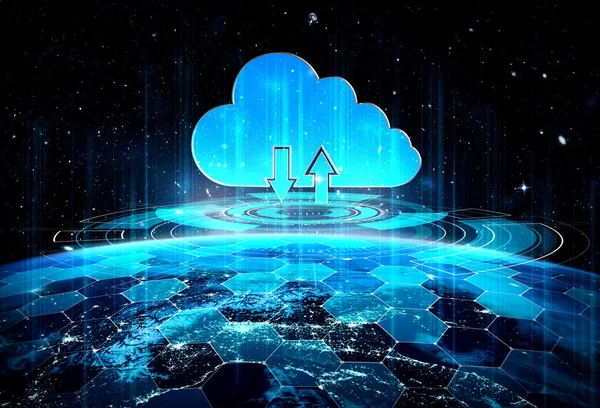 Cloud computing technology and online data storage in innovative perception