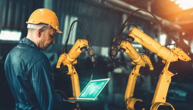 Akıllı endüstri robot silahları dijital fabrika üretim teknolojisi için