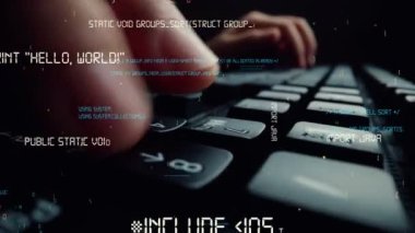 Bilgisayar programlama kodlaması ve yazılım geliştirmesinin yaratıcı görüntüsü