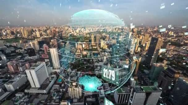 La connexion mondiale et la modernisation du réseau Internet dans les villes intelligentes — Video