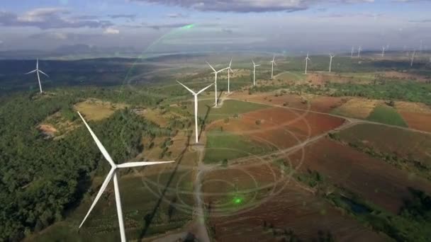 Conservação ambiental futura e modernização das energias renováveis — Vídeo de Stock