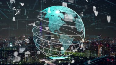 Küresel bağlantı ve internet ağının smar içinde modernizasyonu