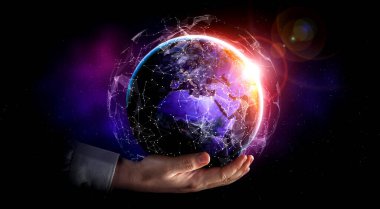 Dünyayı yenilikçi algı bağlantısıyla kaplayan küresel ağ bağlantısı