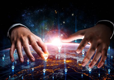 Dünyayı yenilikçi algı bağlantısıyla kaplayan küresel ağ bağlantısı