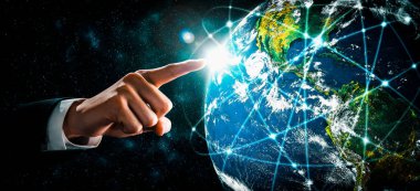 Dünyayı yenilikçi algı bağlantısıyla kaplayan küresel ağ bağlantısı