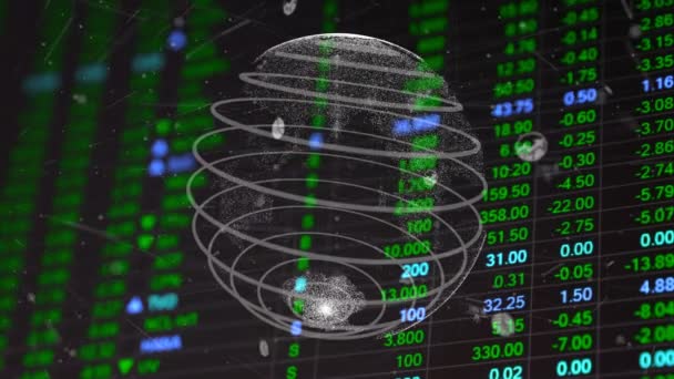 Modernizzazione della tecnologia finanziaria per la piattaforma di trading online del mercato azionario — Video Stock
