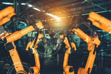 Akıllı endüstri robot silahları dijital fabrika üretim teknolojisi için