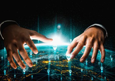 Dünyayı yenilikçi algı bağlantısıyla kaplayan küresel ağ bağlantısı