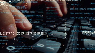 Bilgisayar programlama kodlaması ve yazılım geliştirmesinin yaratıcı görüntüsü