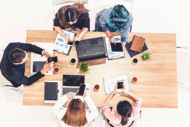 Ofis Odasında Grup Toplantısı.