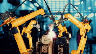 Akıllı endüstri robotu yenilikçi fabrika teknolojisi için modernizasyonu silahlandırdı