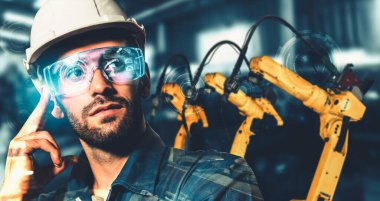 Akıllı endüstri robot silahları dijital fabrika üretim teknolojisi için