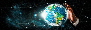 Dünyayı yenilikçi algı bağlantısıyla kaplayan küresel ağ bağlantısı