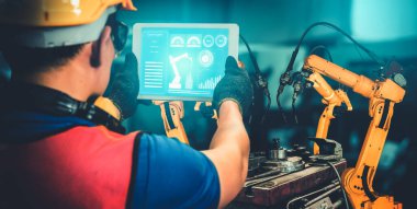 Akıllı endüstri robot silahları dijital fabrika üretim teknolojisi için