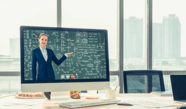 Öğrenci ve Üniversite Konsepti için E-öğrenim ve Çevrimiçi Eğitim.