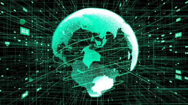 Genel çevrimiçi internet ağı ve IOT konsepti