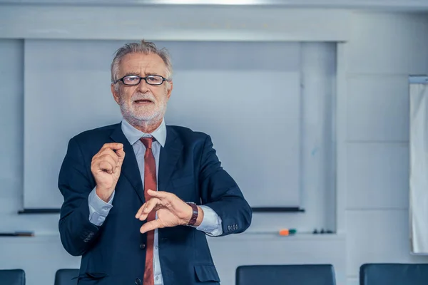 Senior hombre CEO ejecutivo de negocios en el cargo. —  Fotos de Stock