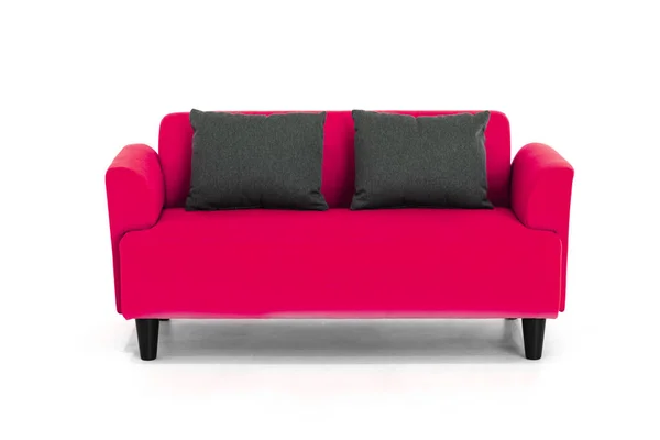 Skandinavisches Sofa weißer Hintergrund modernes Design. — Stockfoto