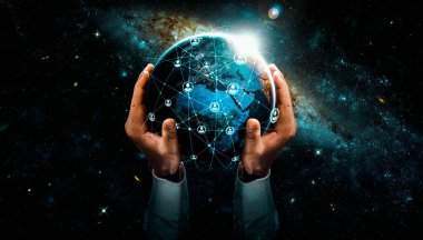 Dünyayı yenilikçi algı bağlantısıyla kaplayan küresel ağ bağlantısı