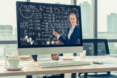 Öğrenci ve Üniversite Konsepti için E-öğrenim ve Çevrimiçi Eğitim.