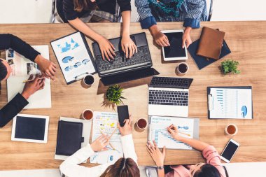 Ofis Odasında Grup Toplantısı.