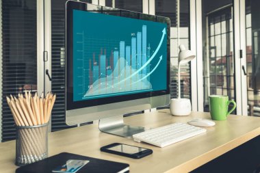 Yaratıcı bilgisayar yazılımı ile teknolojiyi analiz eden iş görsel verileri