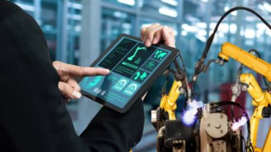 Akıllı endüstri robotu yenilikçi fabrika teknolojisi için modernizasyonu silahlandırdı