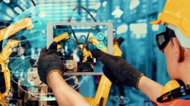 Akıllı endüstri robotu yenilikçi fabrika teknolojisi için modernizasyonu silahlandırdı