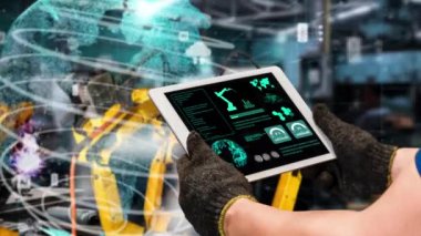 Akıllı endüstri robotu yenilikçi fabrika teknolojisi için modernizasyonu silahlandırdı