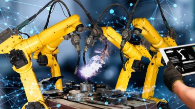 Akıllı endüstri robotu yenilikçi fabrika teknolojisi için modernizasyonu silahlandırdı